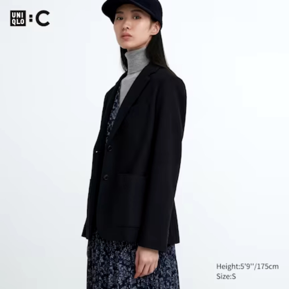 Uniqlo relaxed stretch blazer